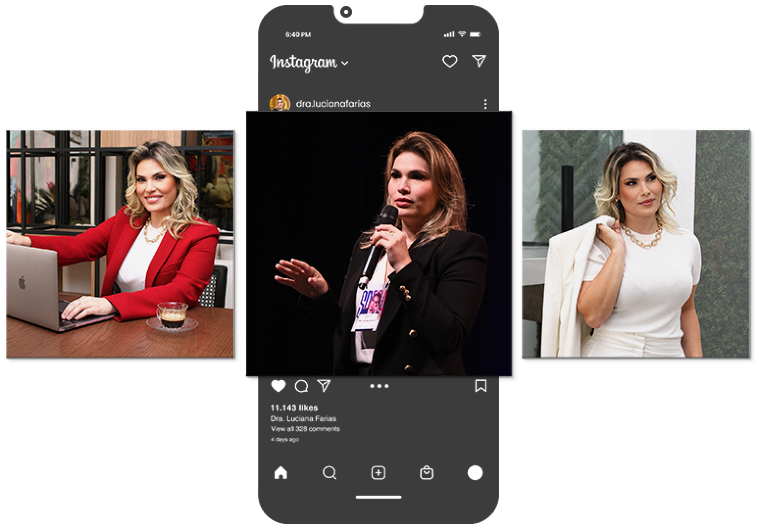 Imagem destaque instagram Luciana Farias